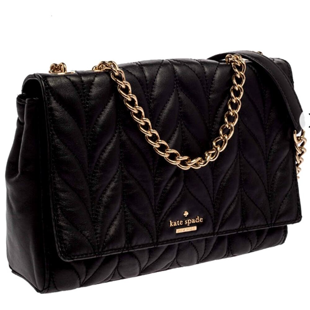 NEW Kate Spade Briar Lane Quilted Emelyn Gold Chain Handbag 👜